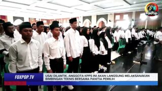 KPUD Kab Tasikmalaya Lantik Anggota Kelompok Penyelenggara Pemungutan Suara (KPPS)