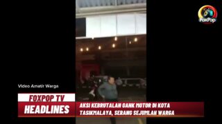 VIRAL Kebrutalan Gank Motor Serang Warga di Kota Tasikmalaya